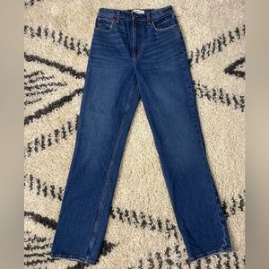 Abercrombie and Fitch 90’s straight high rise